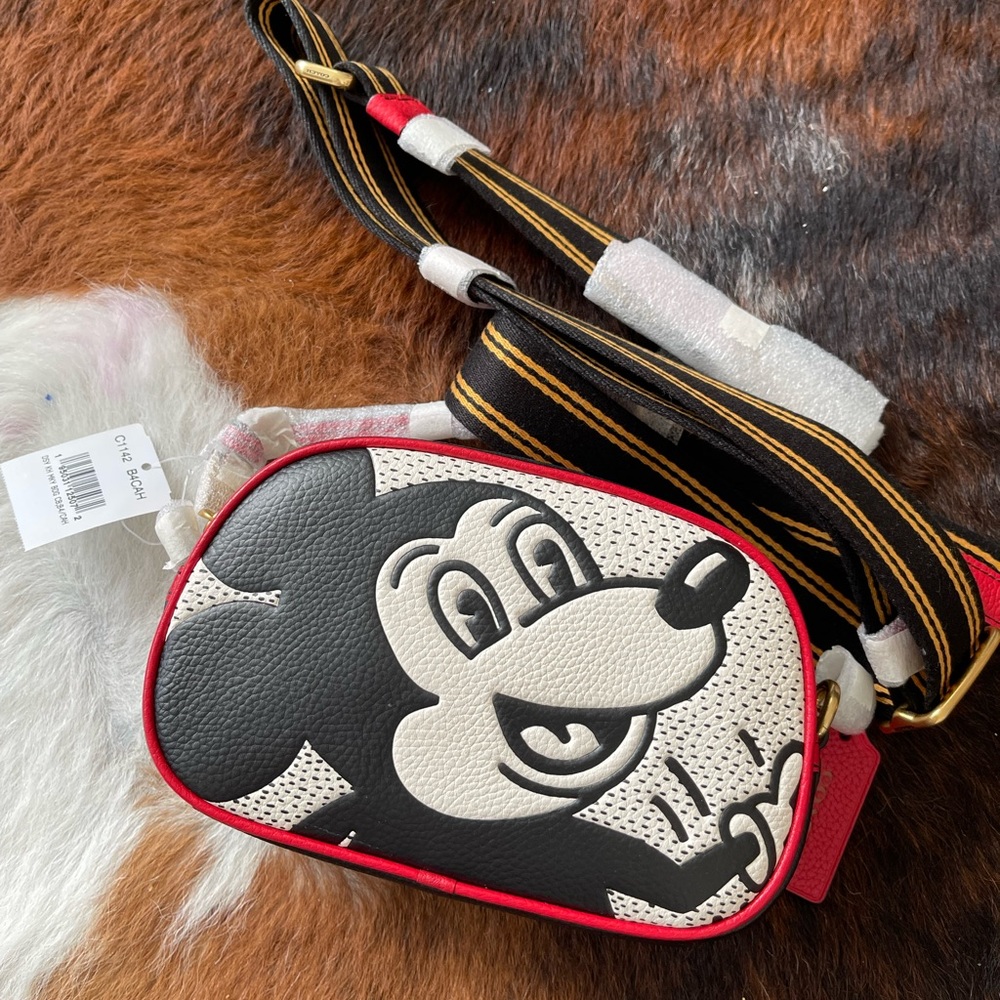 Coach Disney Mickey Mouse Cross Body Camera Bag